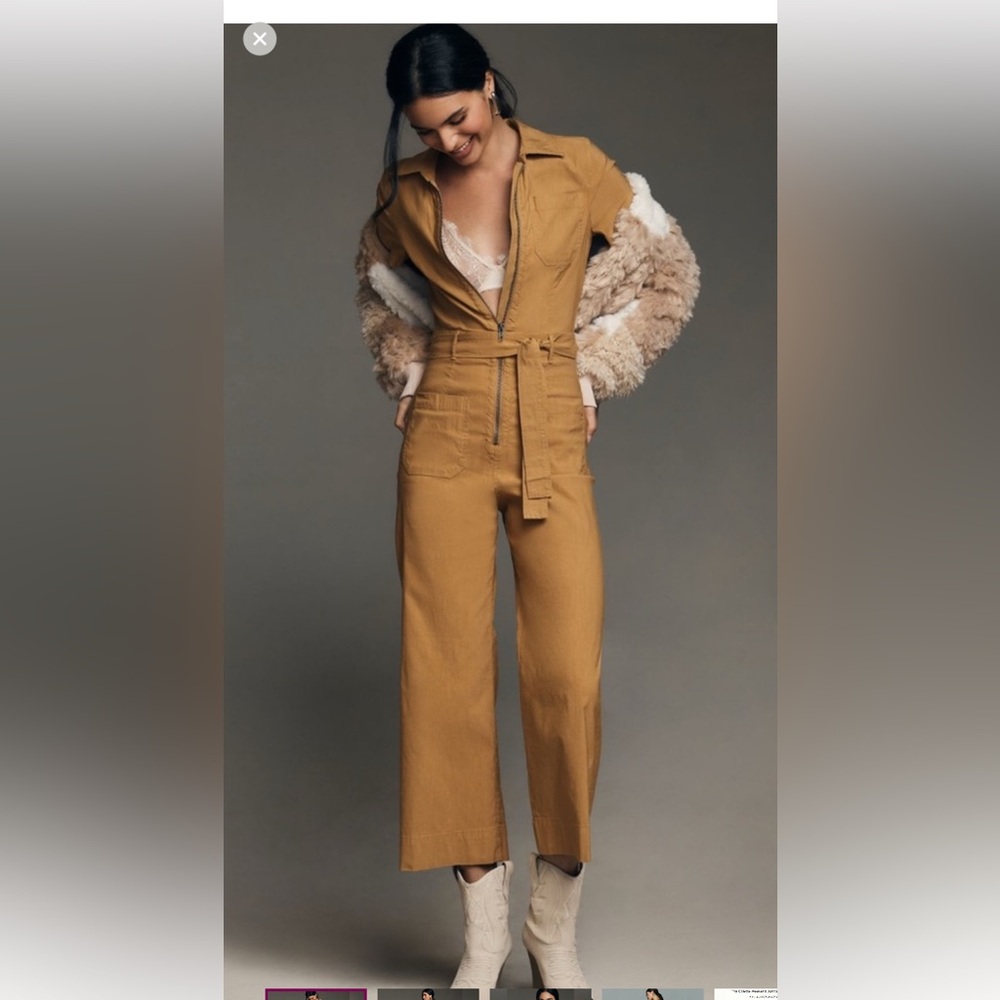 Anthropologie Maeve Colette Weekend Jumpsuit 2P 2 Petite NWT